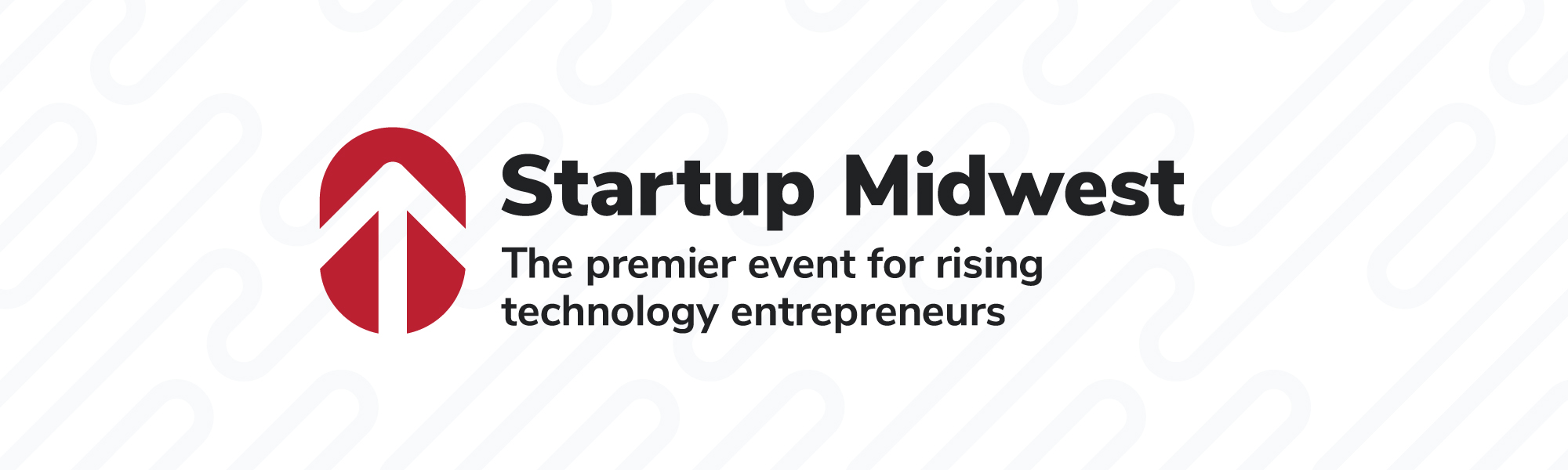 Banner image shows text that reads Startup Midwest the premier event for rising technology entrepreneurs.