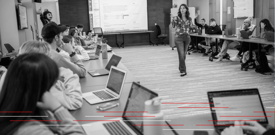 professor teaching a class